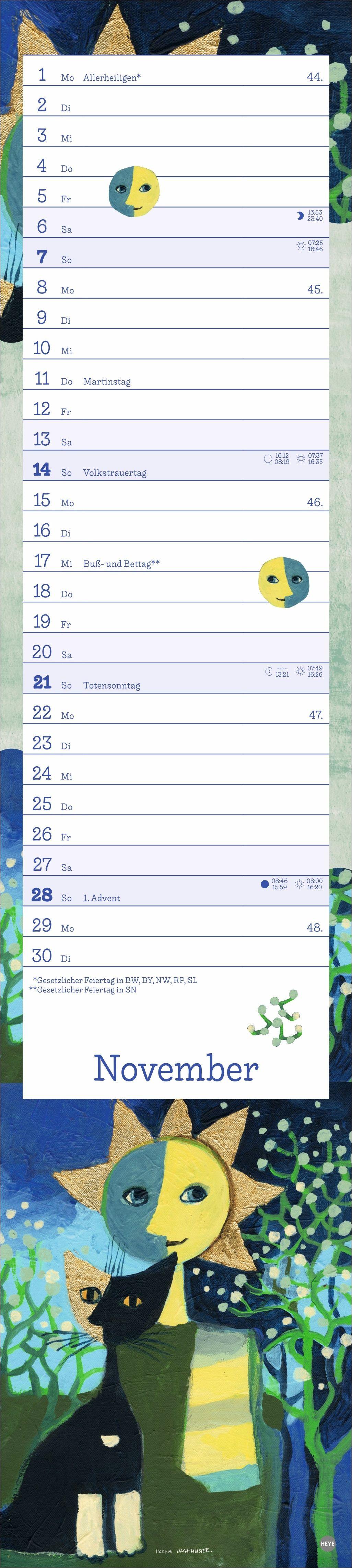 Beispielinhalt (Bild) Rosina Wachtmeister Langplaner 2027