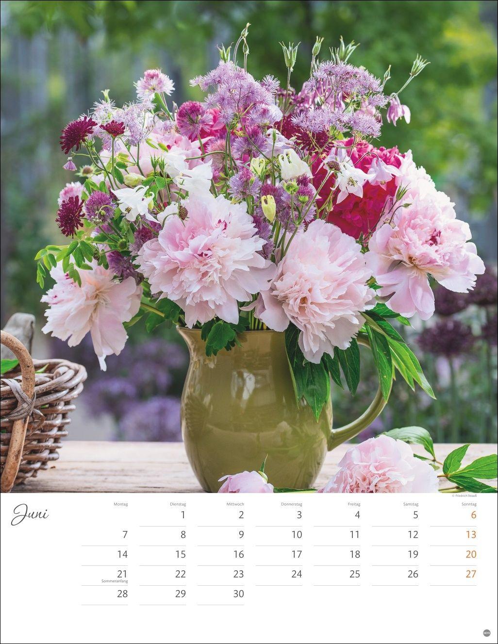 Beispielinhalt (Bild) Bunter Blütenzauber Posterkalender 2027