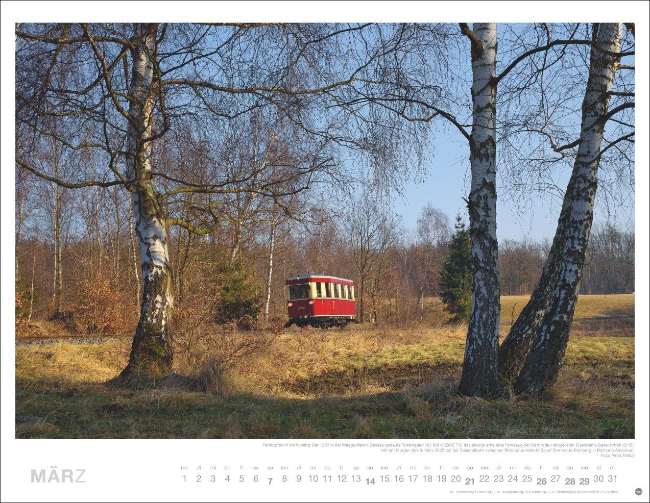 Beispielinhalt (Bild) Eisenbahn-Romantik Posterkalender 2027