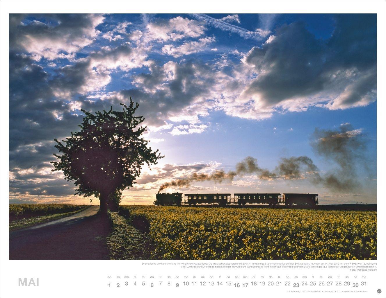 Beispielinhalt (Bild) Eisenbahn-Romantik Posterkalender 2027