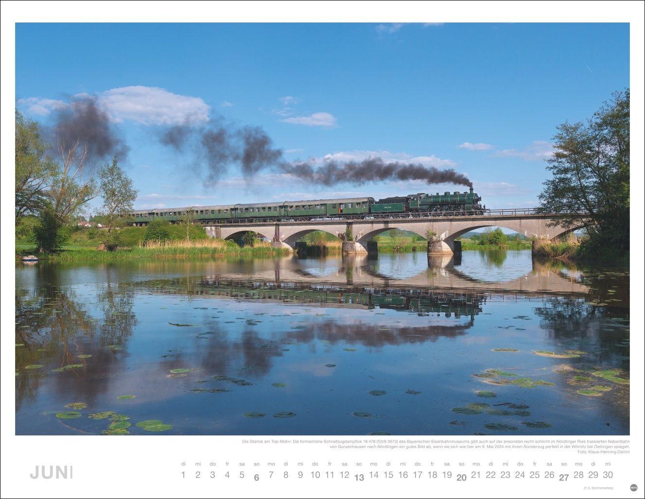 Beispielinhalt (Bild) Eisenbahn-Romantik Posterkalender 2027