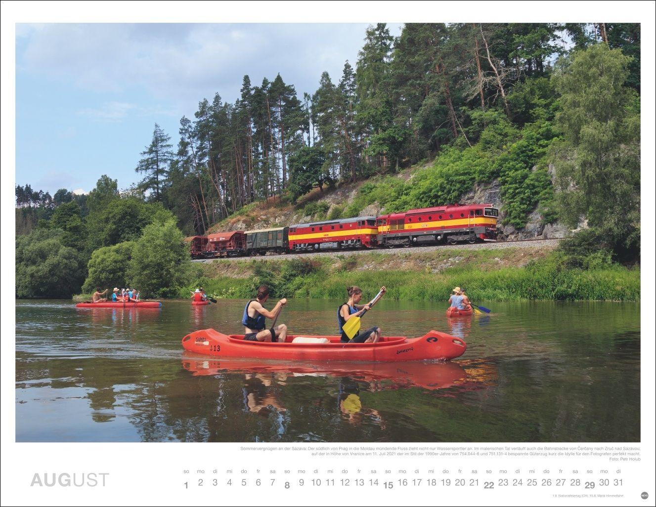 Beispielinhalt (Bild) Eisenbahn-Romantik Posterkalender 2027