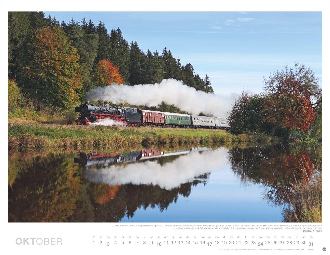 Beispielinhalt (Bild) Eisenbahn-Romantik Posterkalender 2027