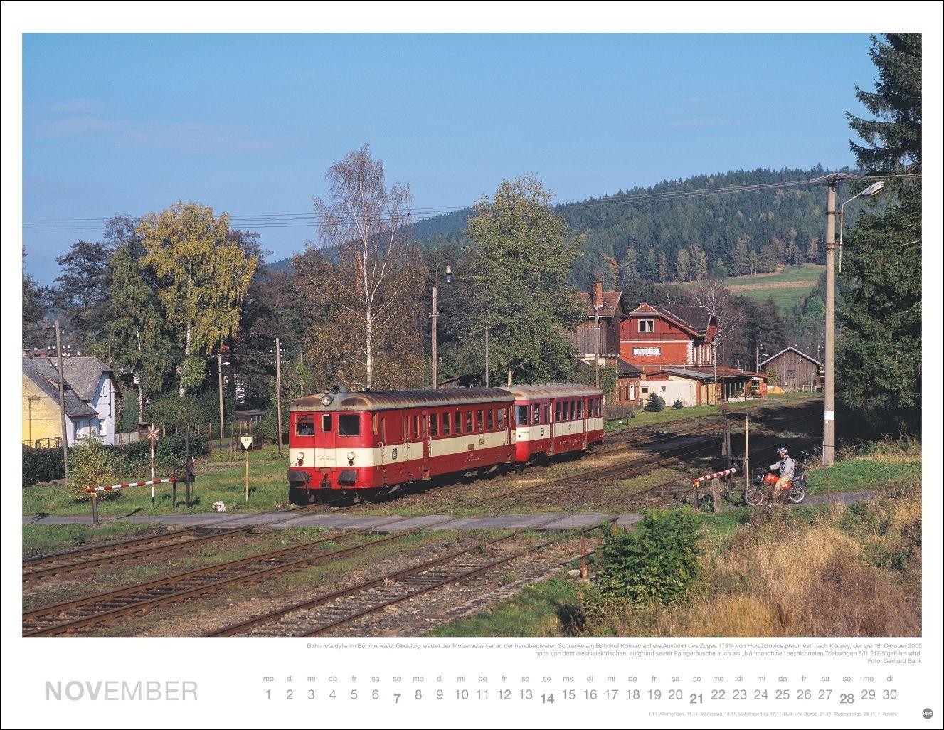 Beispielinhalt (Bild) Eisenbahn-Romantik Posterkalender 2027