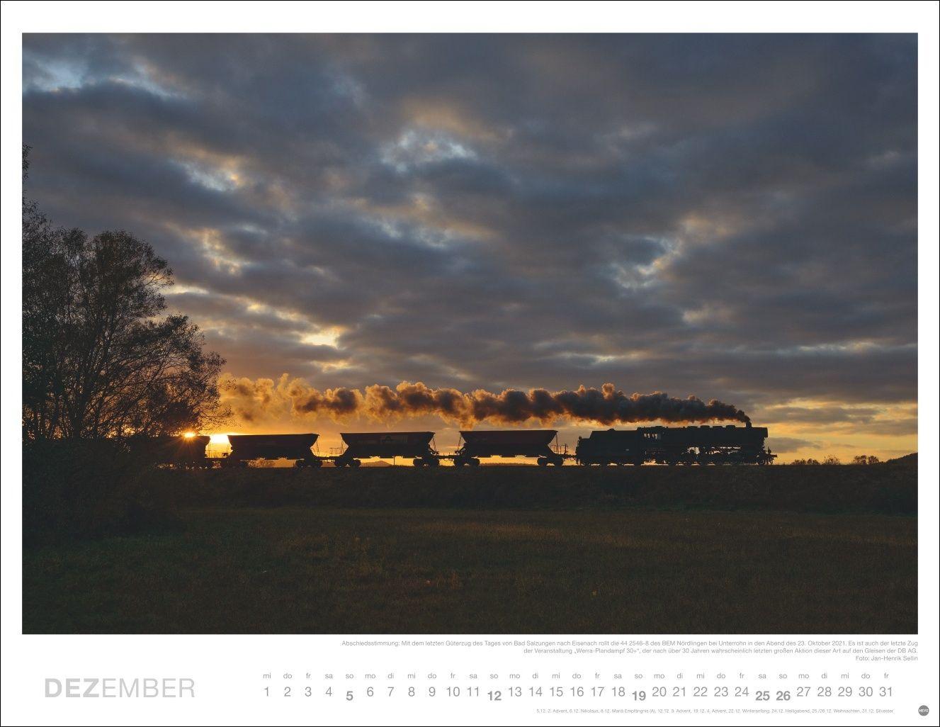 Beispielinhalt (Bild) Eisenbahn-Romantik Posterkalender 2027