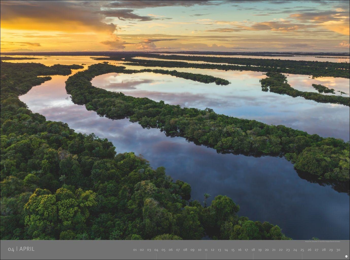 Beispielinhalt (Bild) Südamerika - Edition Alexander von Humboldt Kalender 2027