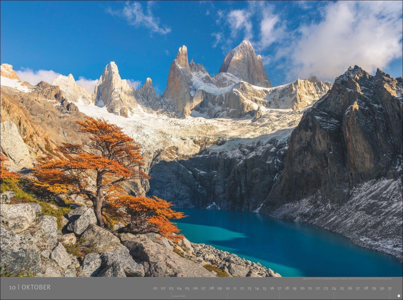 Beispielinhalt (Bild) Südamerika - Edition Alexander von Humboldt Kalender 2027