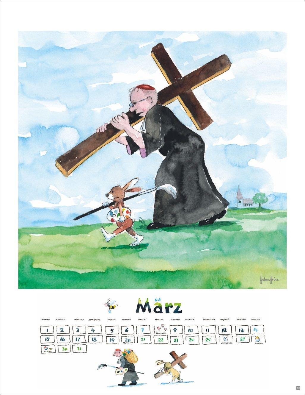 Beispielinhalt (Bild) Helme Heine: Edition Kalender 2027