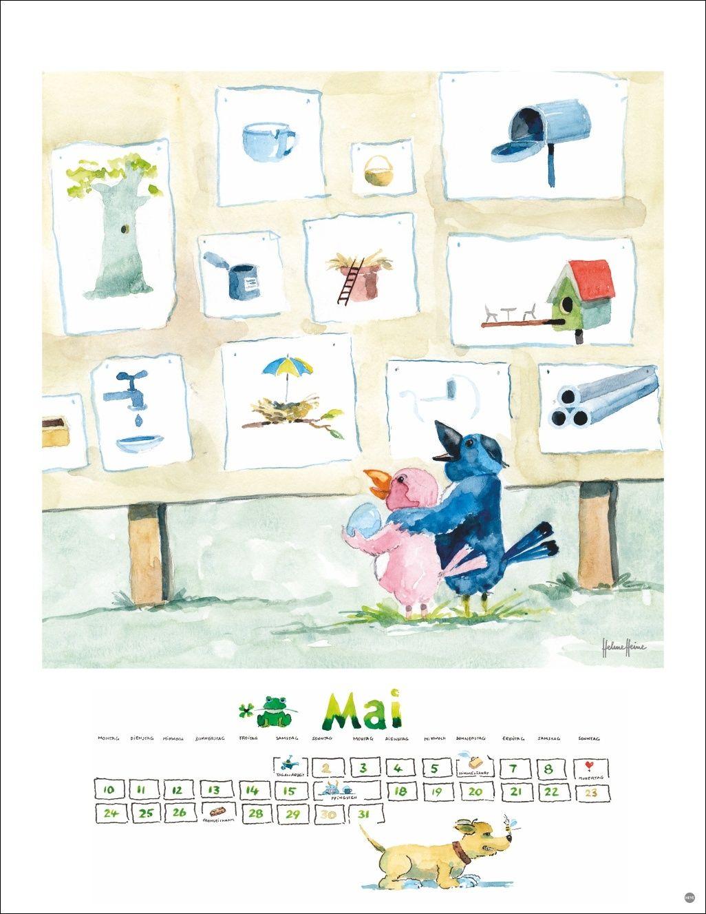 Beispielinhalt (Bild) Helme Heine: Edition Kalender 2027