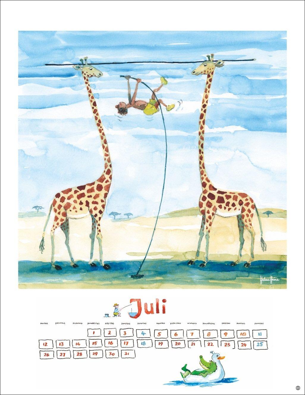 Beispielinhalt (Bild) Helme Heine: Edition Kalender 2027