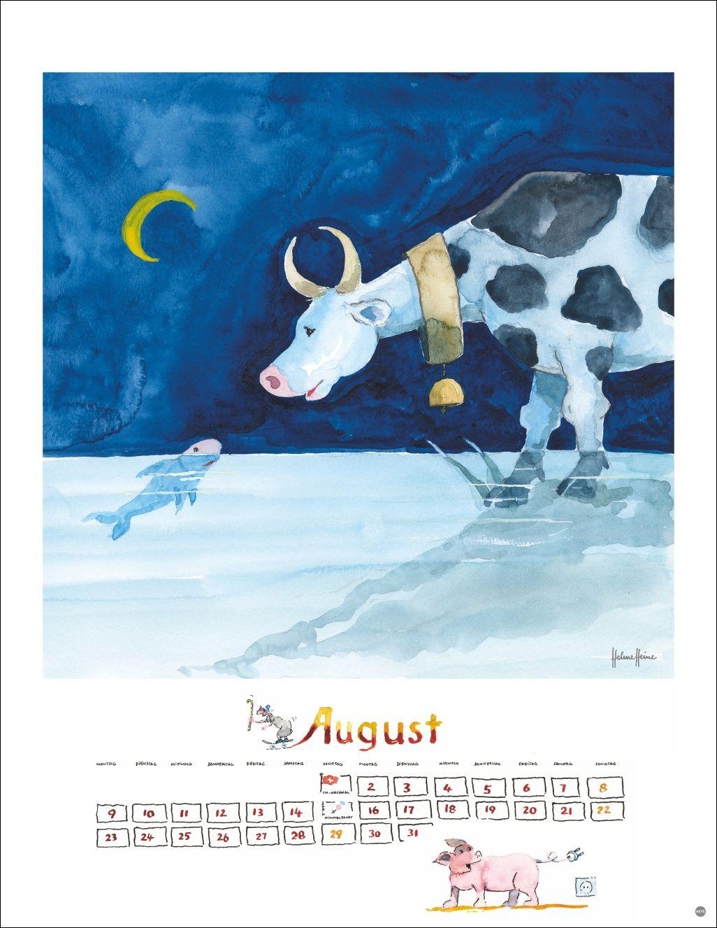 Beispielinhalt (Bild) Helme Heine: Edition Kalender 2027