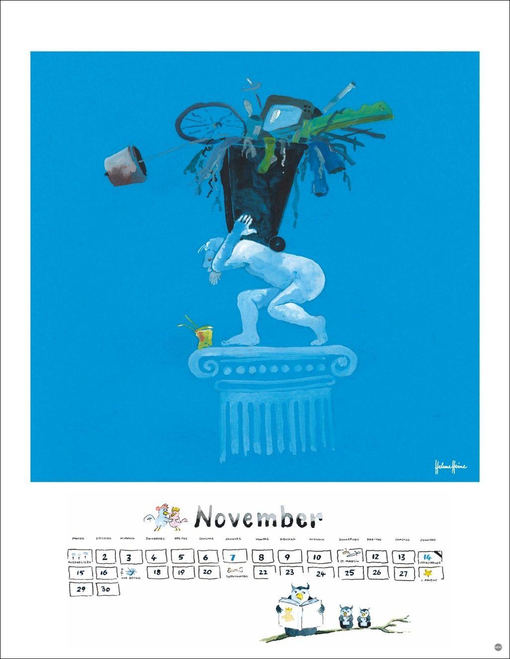 Beispielinhalt (Bild) Helme Heine: Edition Kalender 2027