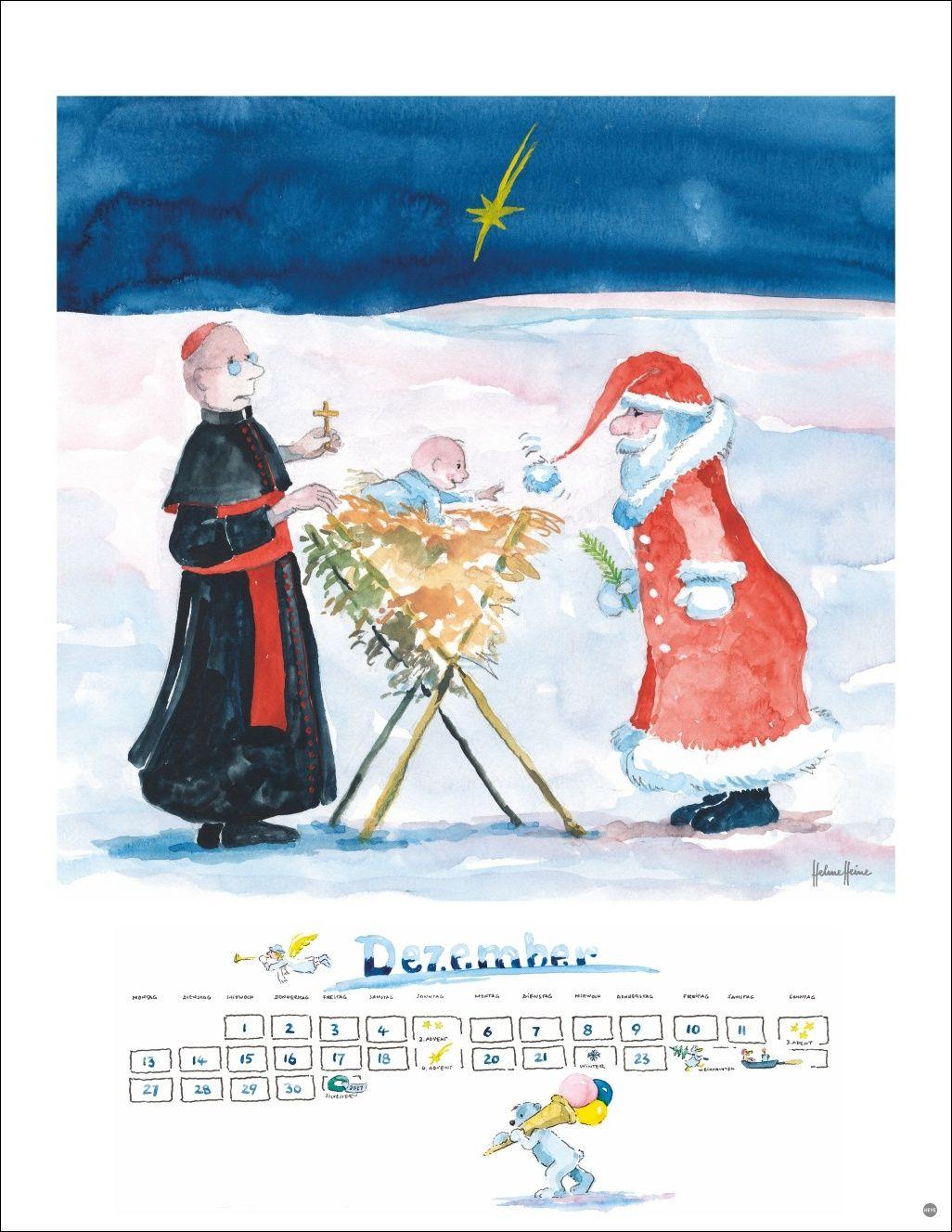 Beispielinhalt (Bild) Helme Heine: Edition Kalender 2027