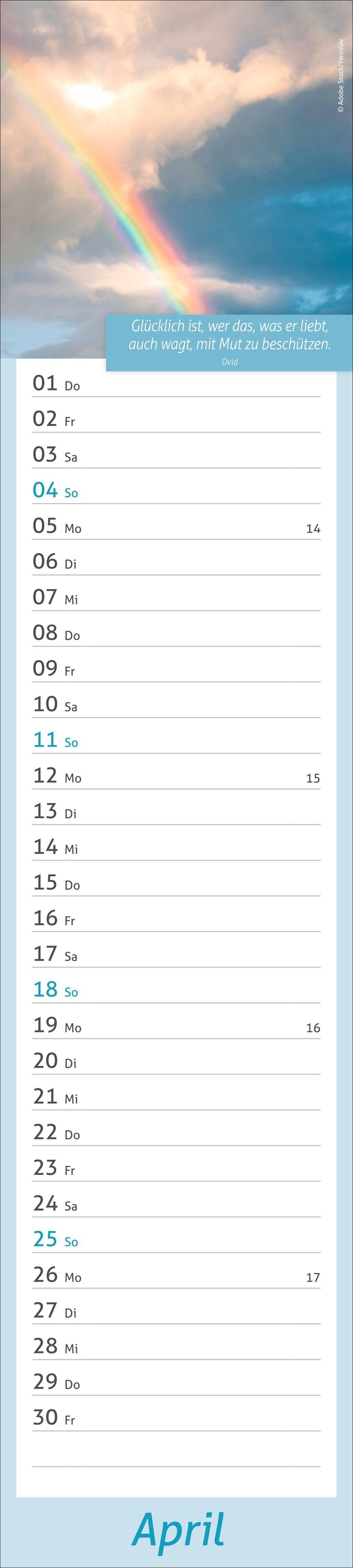 Beispielinhalt (Bild) times&more Tage voller Glück Langplaner 2027
