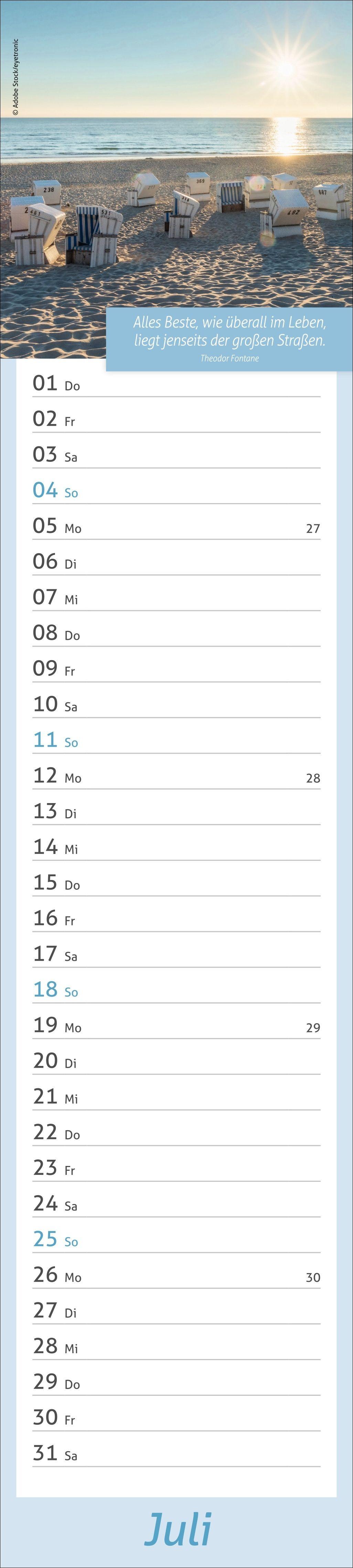 Beispielinhalt (Bild) times&more Tage voller Glück Langplaner 2027