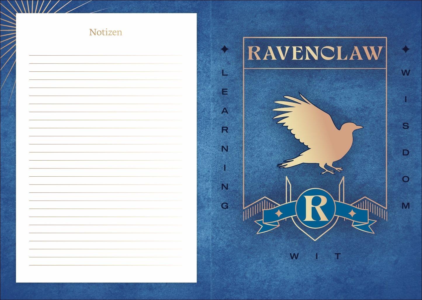 Beispielinhalt (Bild) Harry Potter 17-Monats-Kalenderbuch A5 2027 - 17 Monate. Von August 2026 bis Dezember 2027