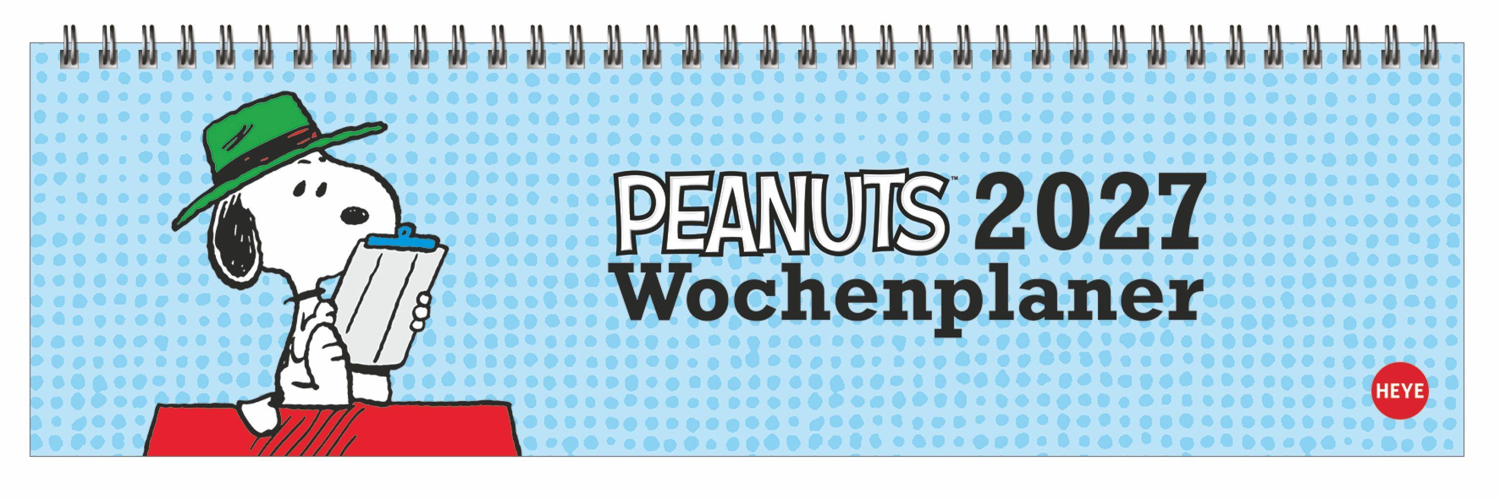 Vorderes Coverbild Peanuts Wochenquerplaner 2027