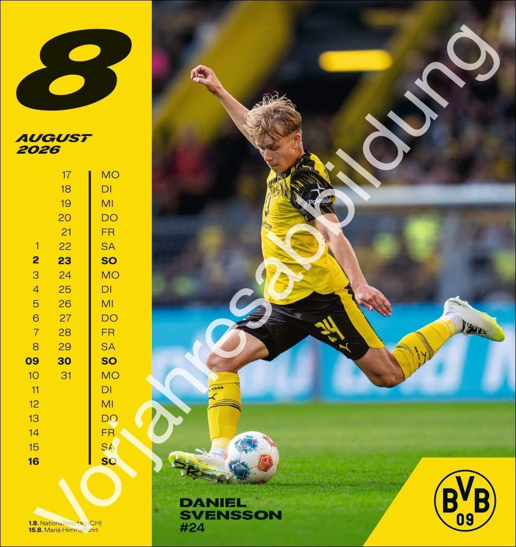 Beispielinhalt (Bild) BVB Postkartenkalender 2027
