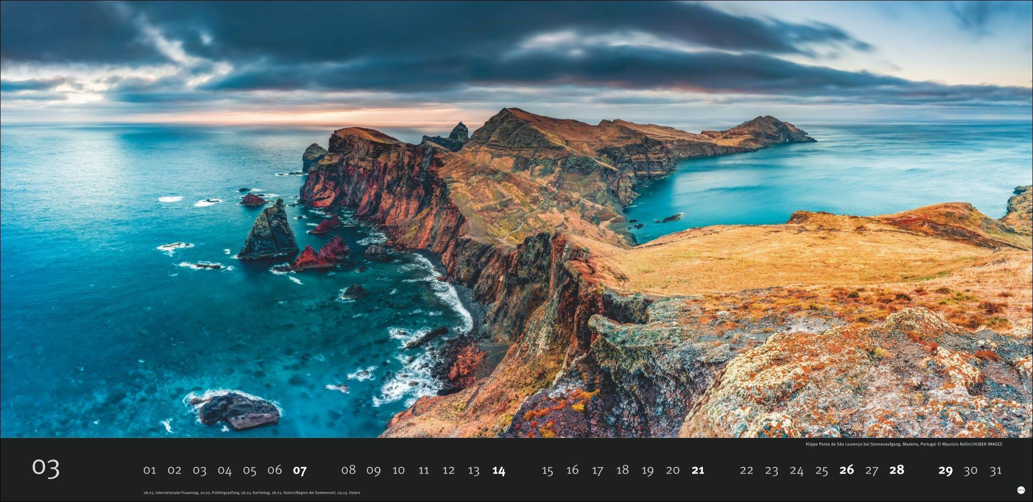 Beispielinhalt (Bild) Magic Moments Panoramakalender 2027