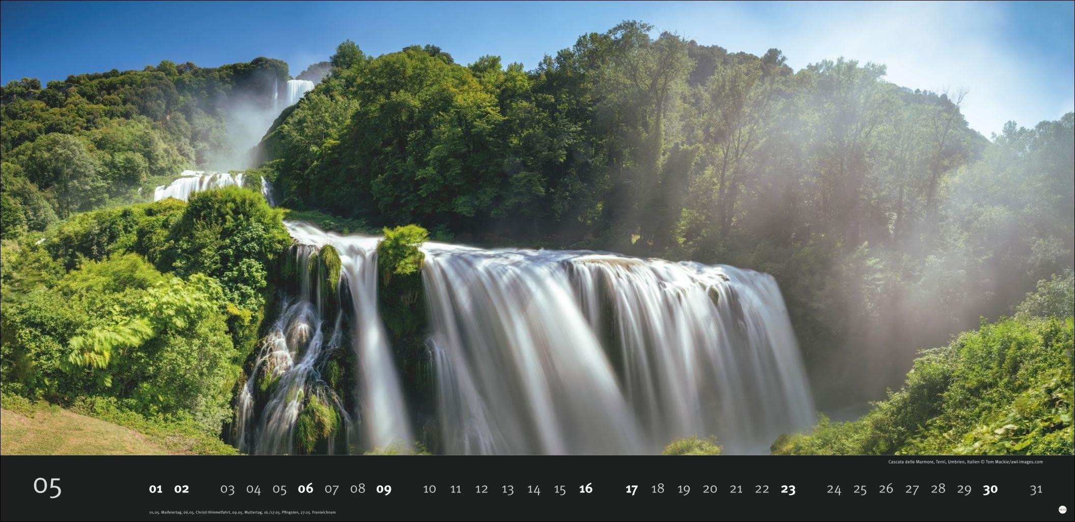 Beispielinhalt (Bild) Magic Moments Panoramakalender 2027