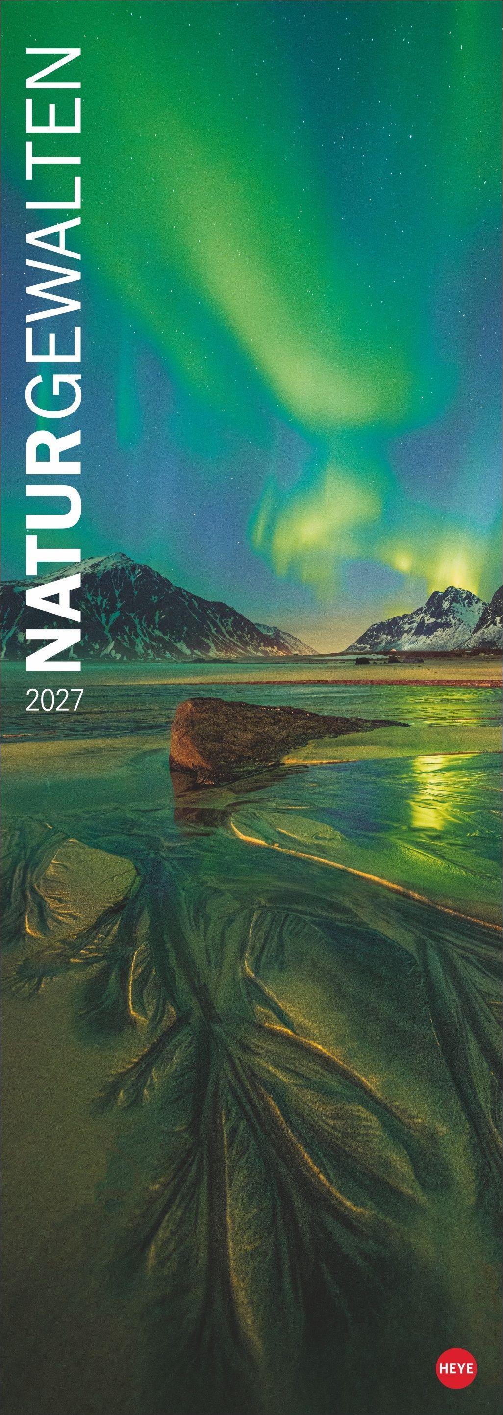 Vorderes Coverbild Naturgewalten Vertical Kalender 2027