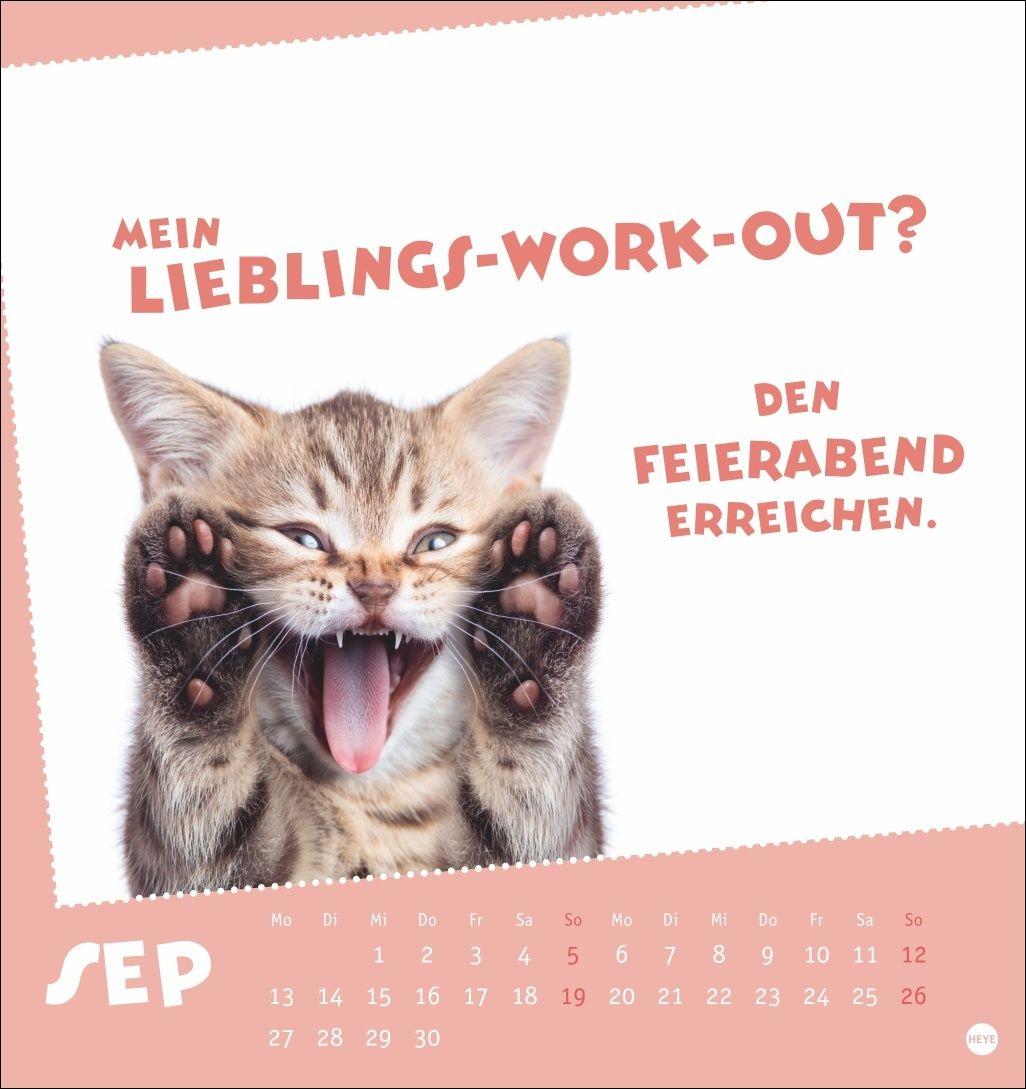 Beispielinhalt (Bild) Mach mal Pause Postkartenkalender 2027 - Für das Arbeitstier in dir