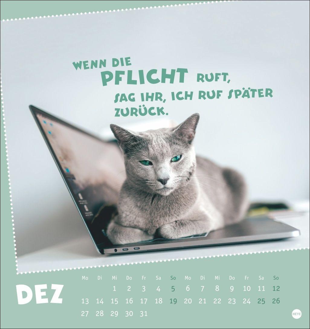 Beispielinhalt (Bild) Mach mal Pause Postkartenkalender 2027 - Für das Arbeitstier in dir