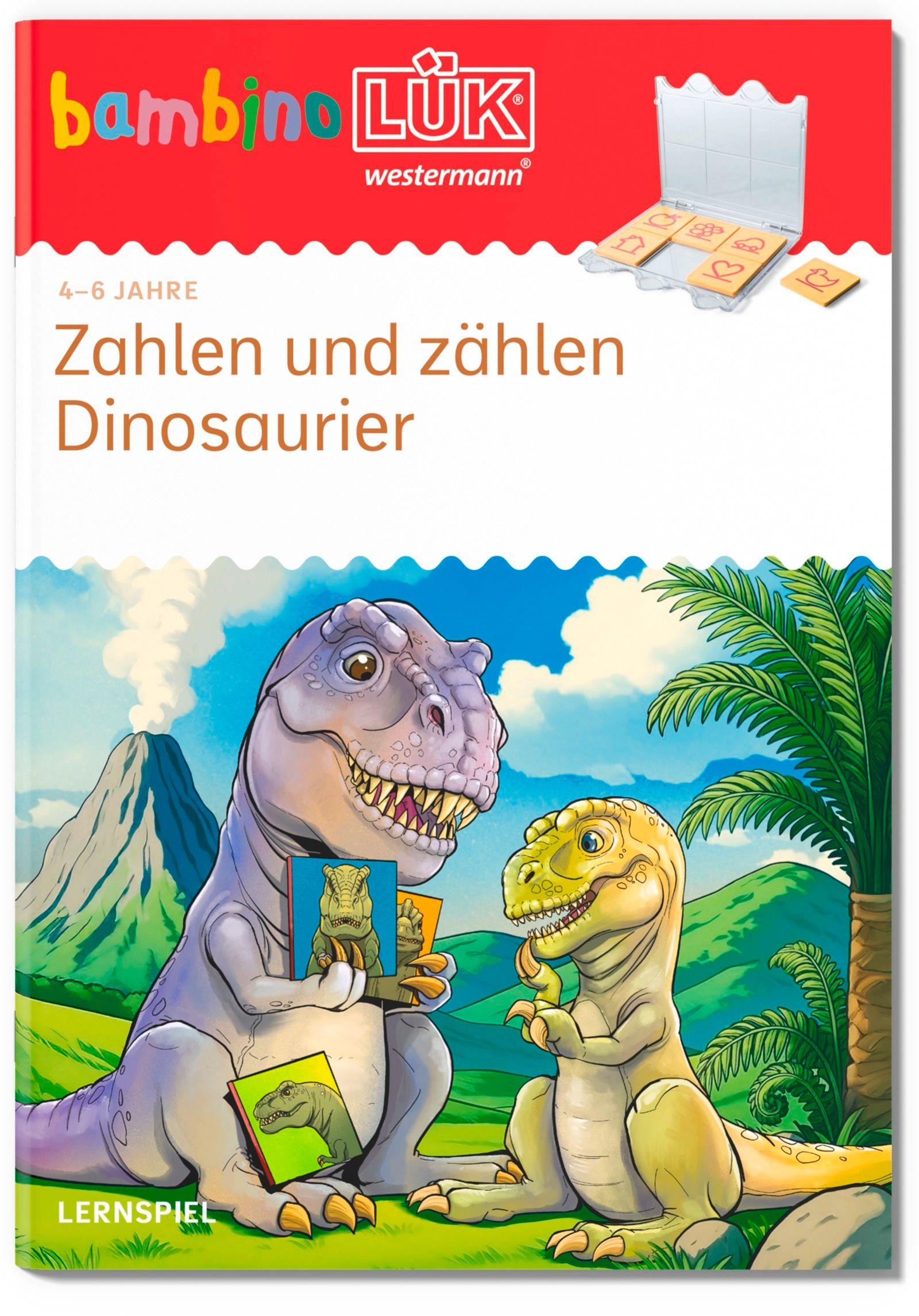 Vorderes Coverbild bambinoLÜK. 4/5/6 Jahre Zählen lernen mit den Dinos