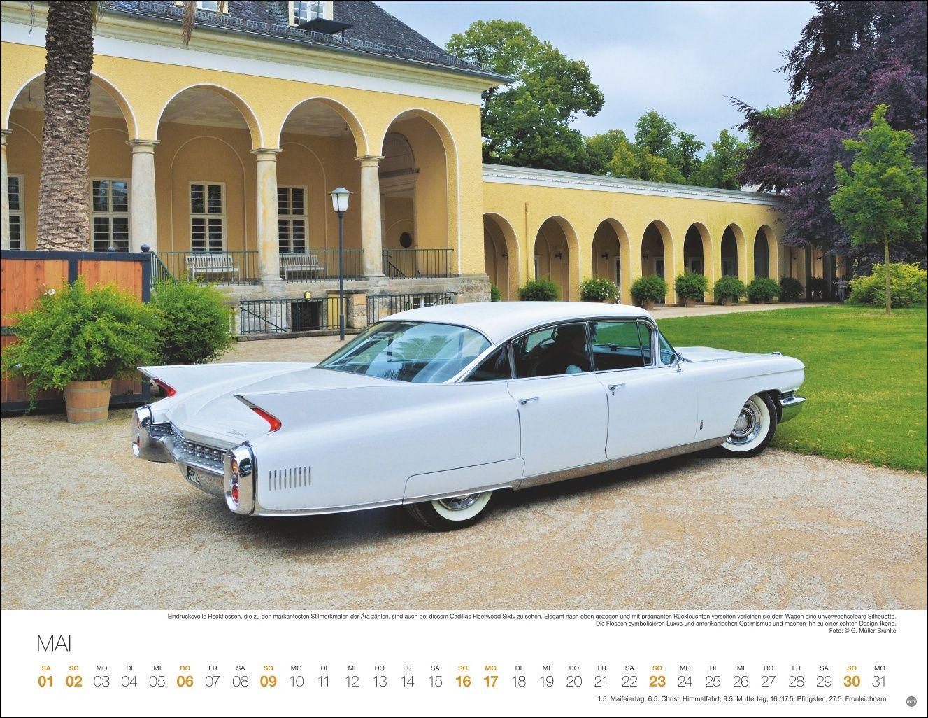 Beispielinhalt (Bild) Legendäre Autos Posterkalender 2027