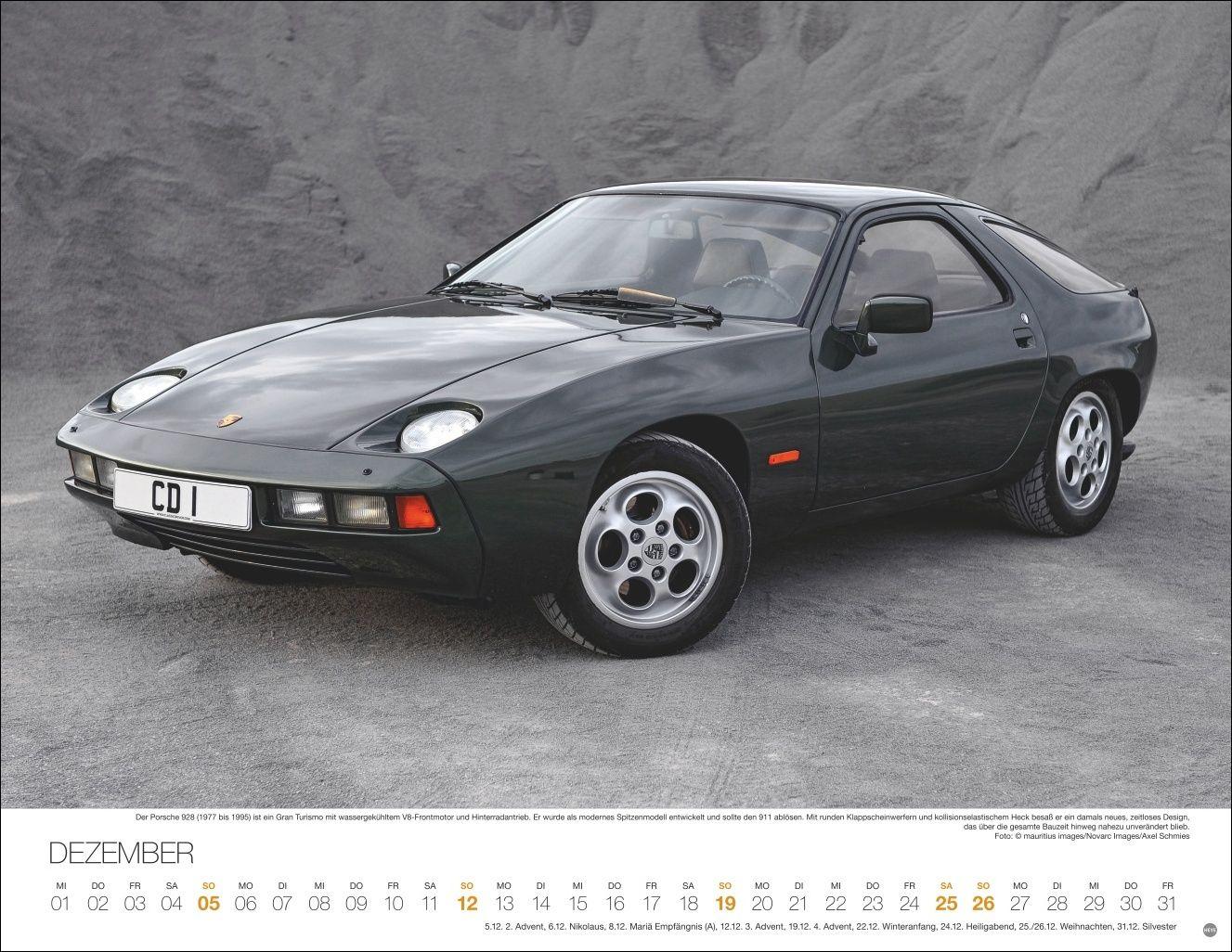 Beispielinhalt (Bild) Legendäre Autos Posterkalender 2027