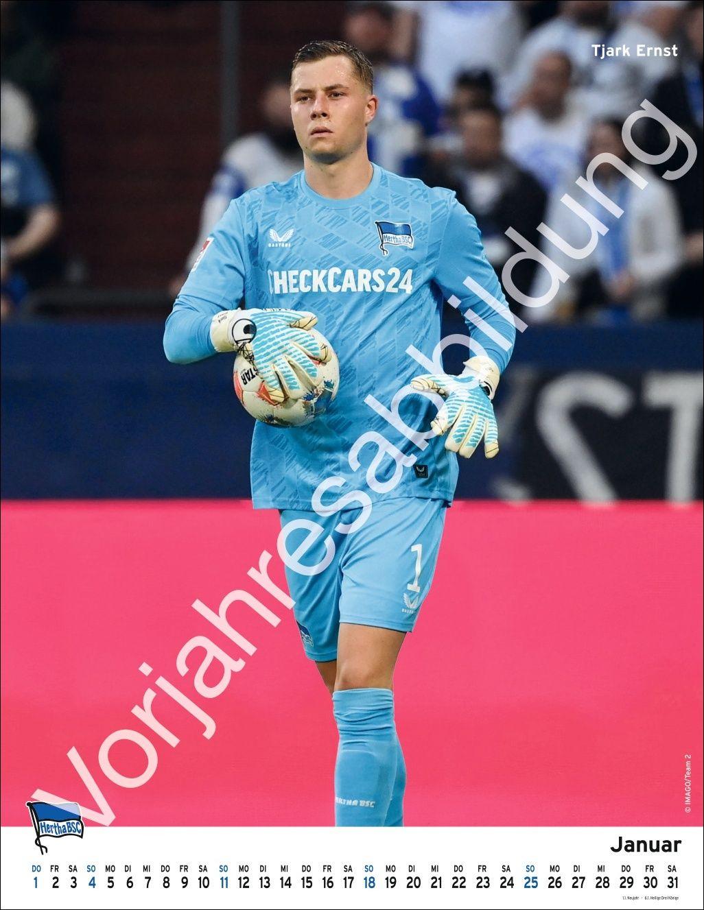 Beispielinhalt (Bild) Hertha BSC Posterkalender 2027