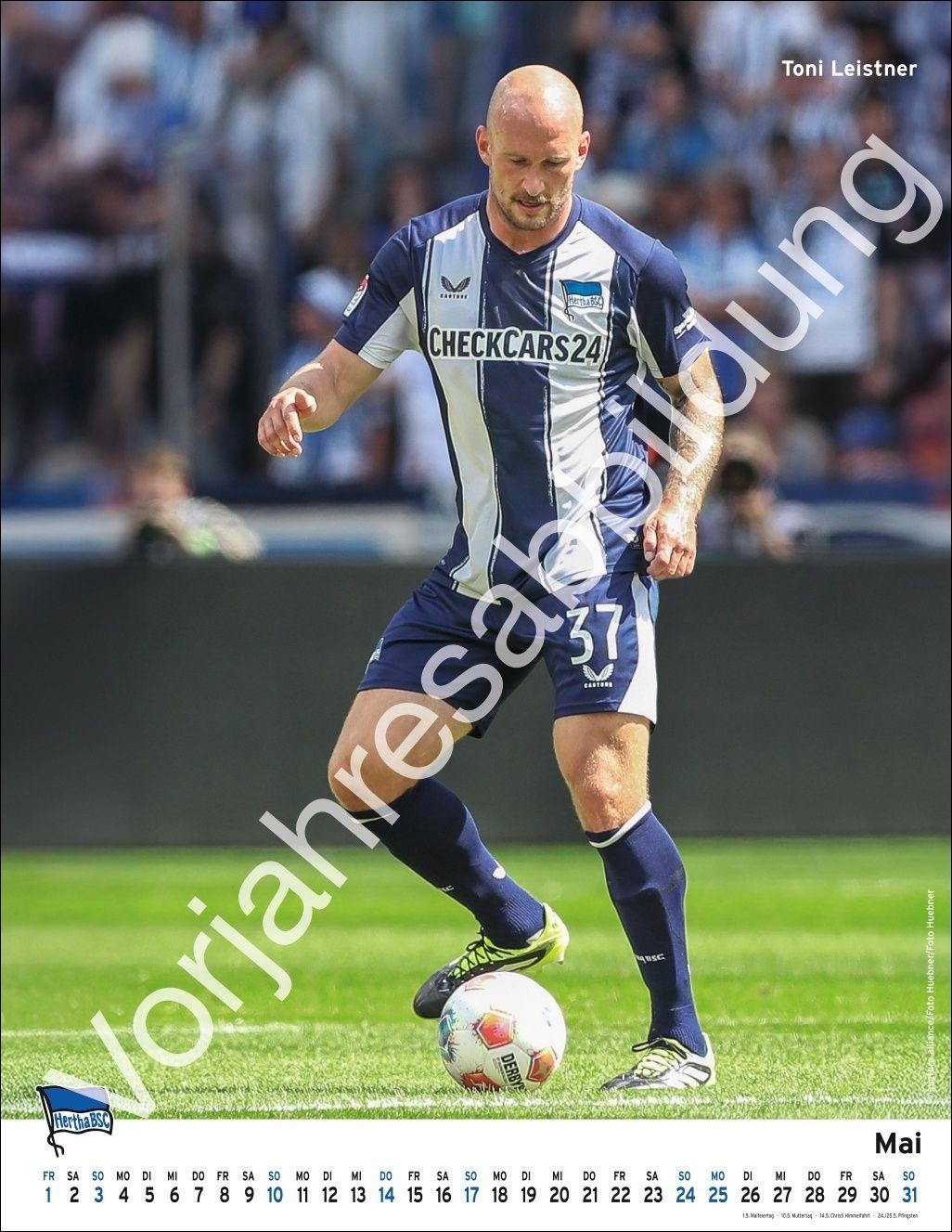 Beispielinhalt (Bild) Hertha BSC Posterkalender 2027