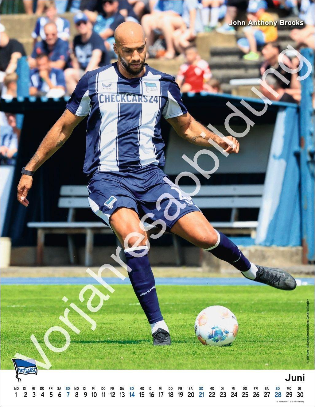 Beispielinhalt (Bild) Hertha BSC Posterkalender 2027