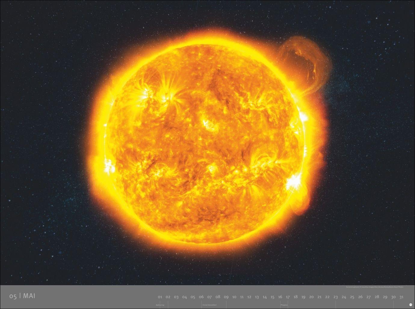 Beispielinhalt (Bild) Kosmos - Edition Alexander von Humboldt Kalender 2027