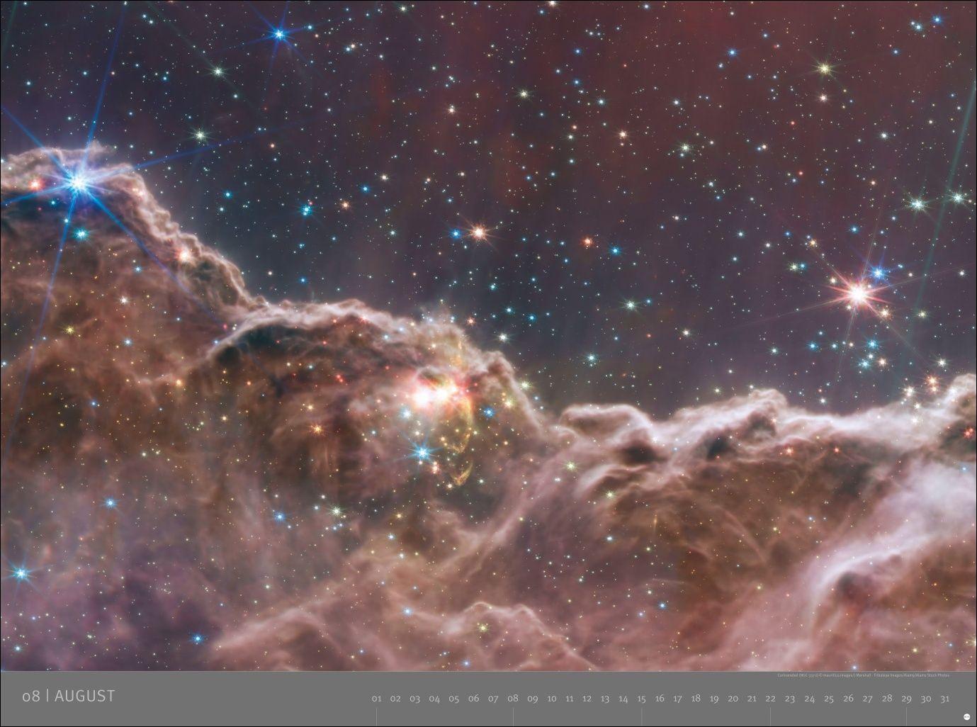 Beispielinhalt (Bild) Kosmos - Edition Alexander von Humboldt Kalender 2027