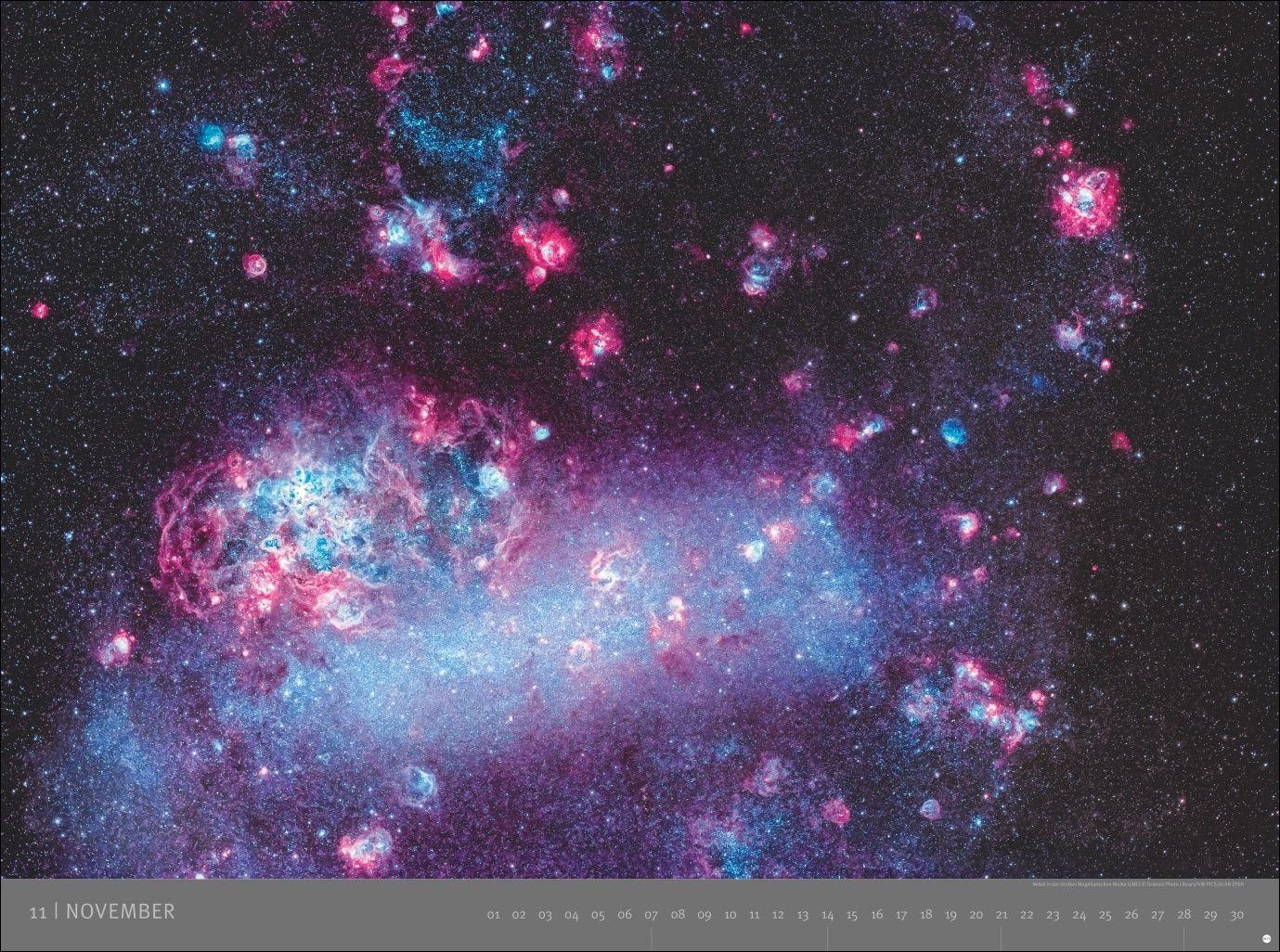 Beispielinhalt (Bild) Kosmos - Edition Alexander von Humboldt Kalender 2027