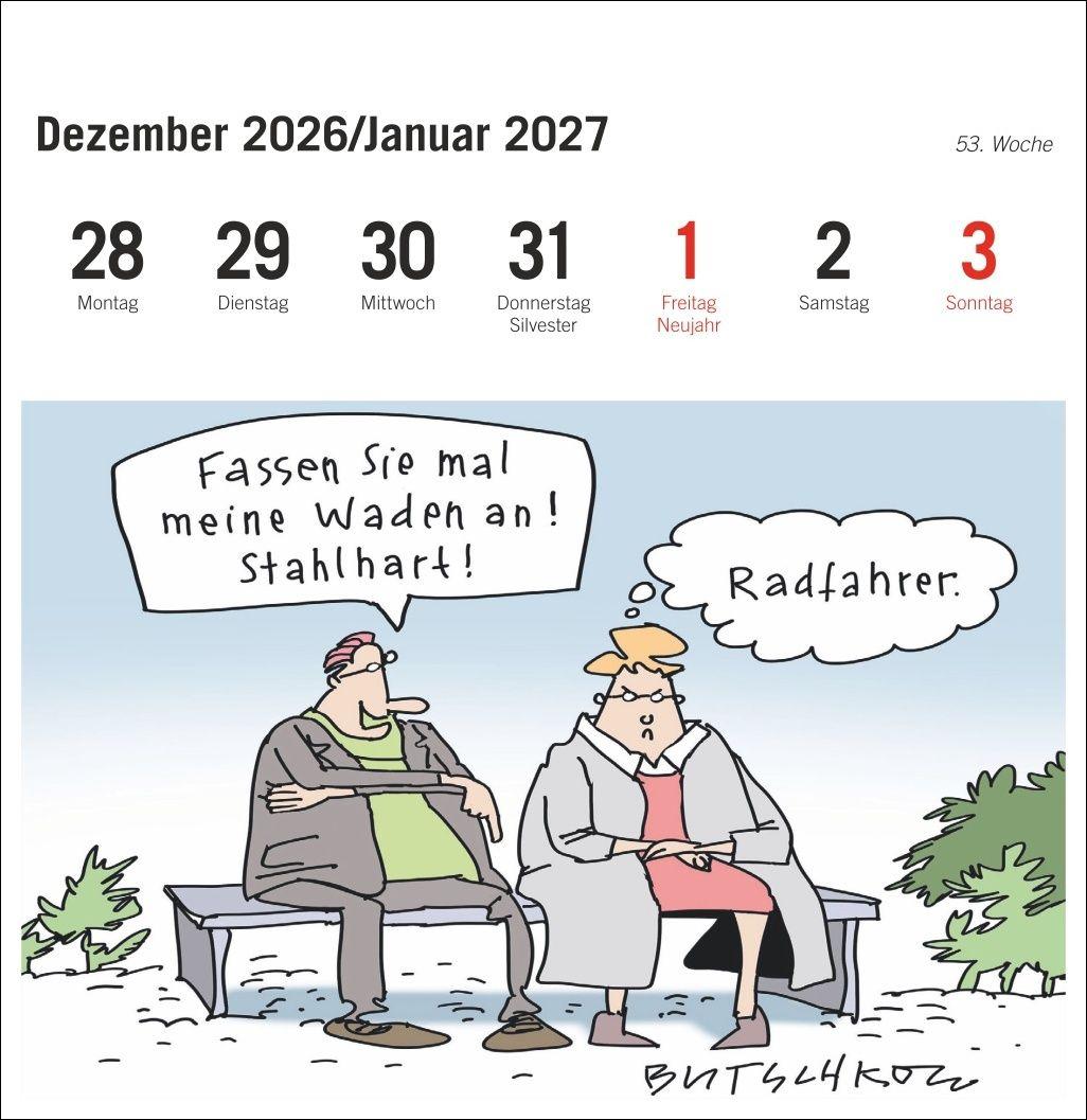 Beispielinhalt (Bild) Peter Butschkow: Fahrrad unser Premium-Postkartenkalender 2027