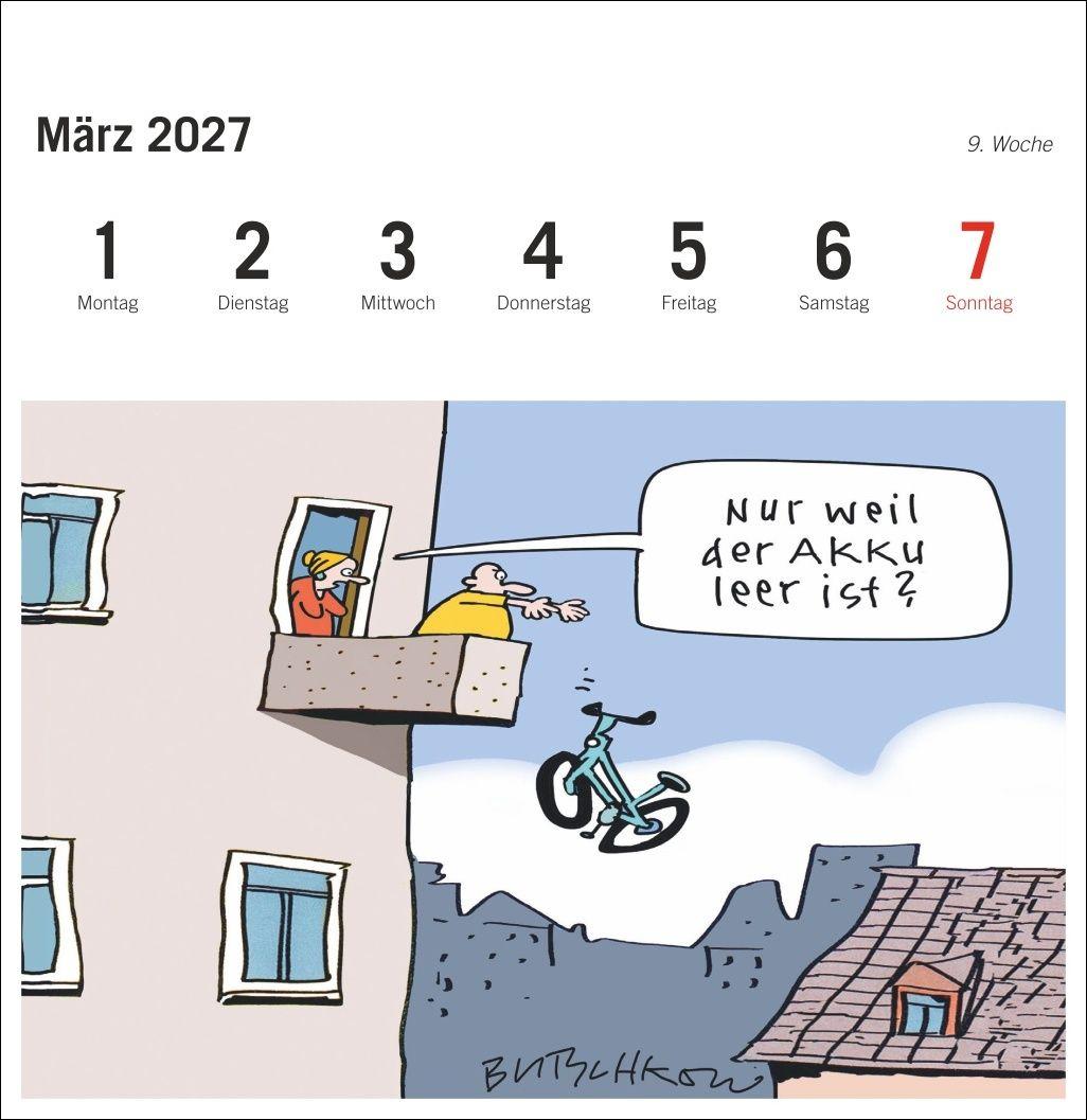 Beispielinhalt (Bild) Peter Butschkow: Fahrrad unser Premium-Postkartenkalender 2027
