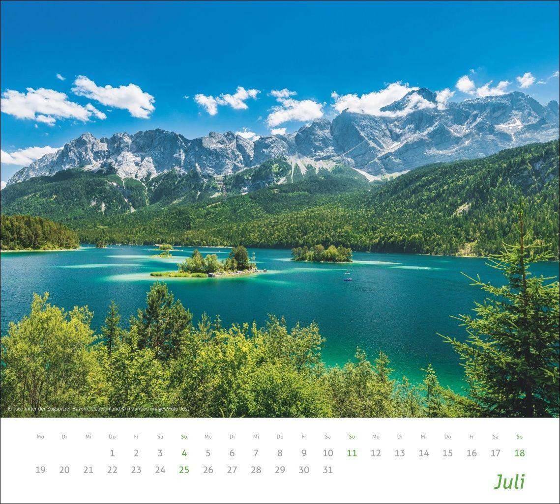 Beispielinhalt (Bild) times&more Alpen Bildkalender 2027