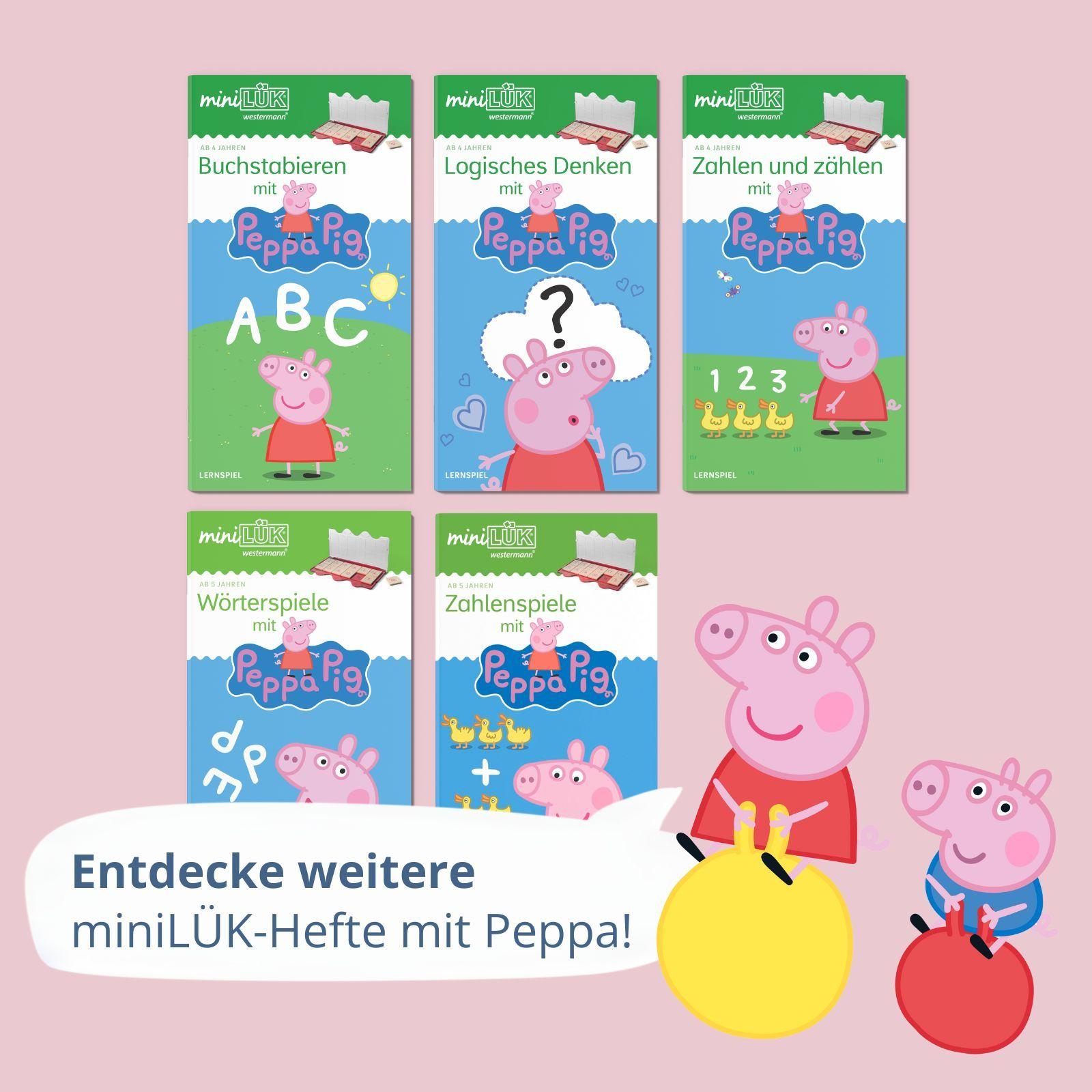 Beispielinhalt (Bild) miniLÜK. Kindergarten/Vorschule Konzentrationsspiele mit Peppa Pig