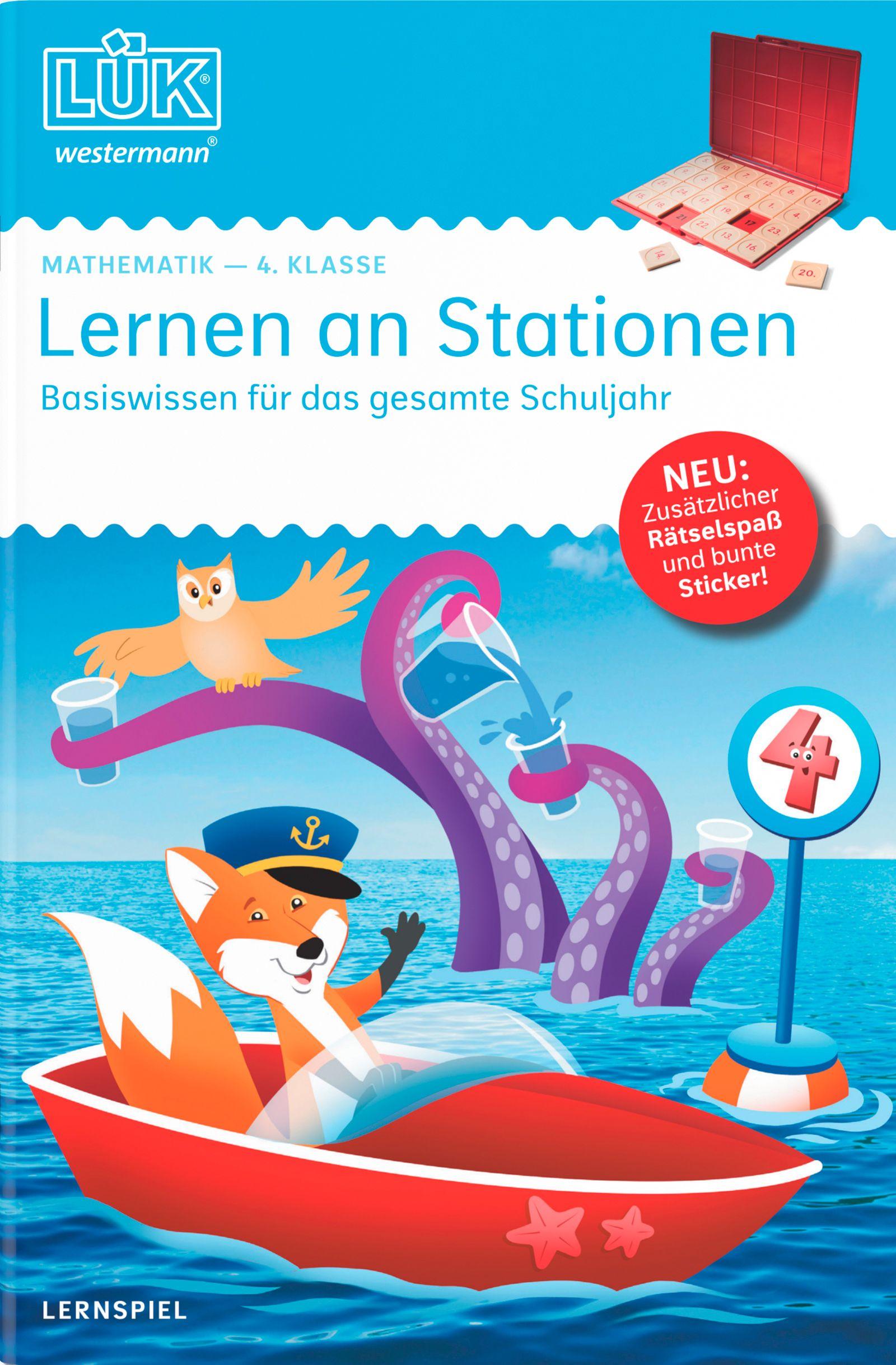 Vorderes Coverbild LÜK. 4. Klasse - Mathematik Lernen an Stationen
