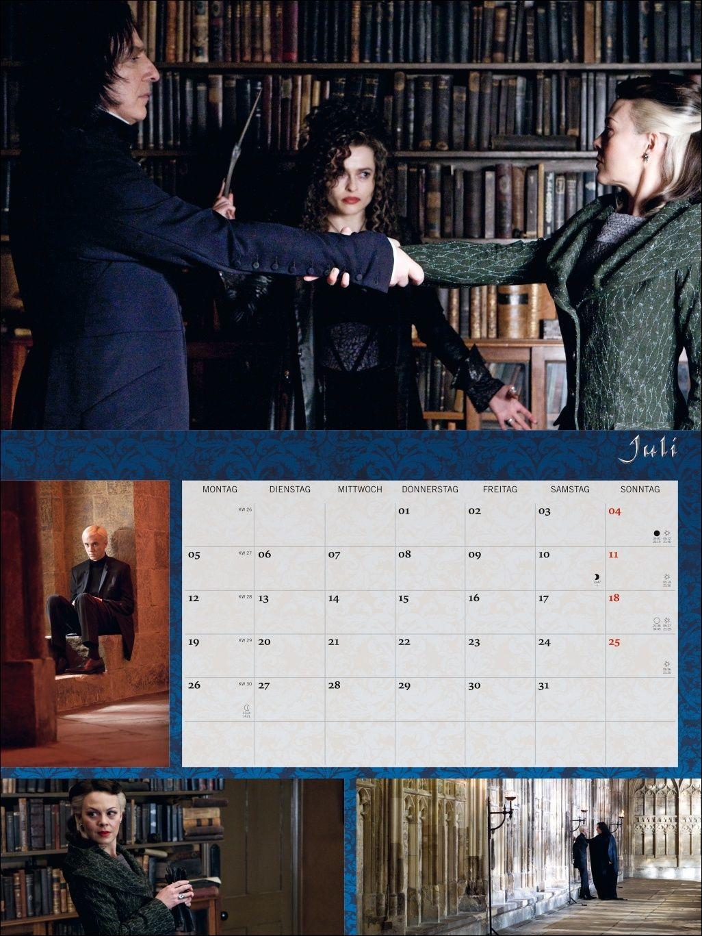 Beispielinhalt (Bild) Harry Potter Broschur XL Kalender 2027