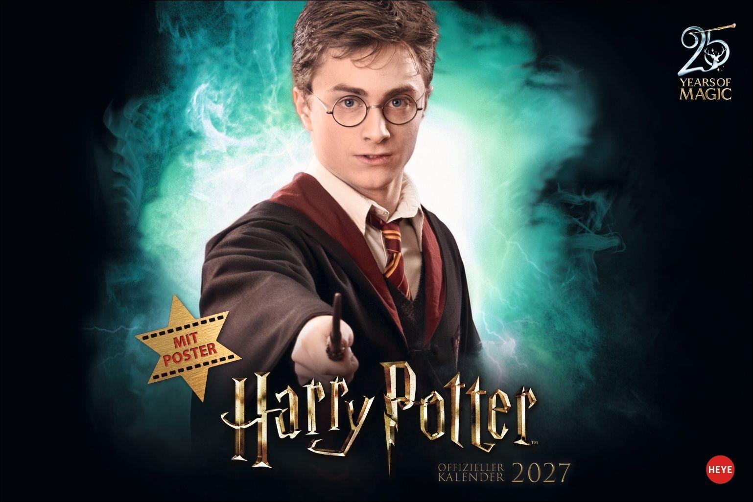 Vorderes Coverbild Harry Potter Broschur XL Kalender 2027