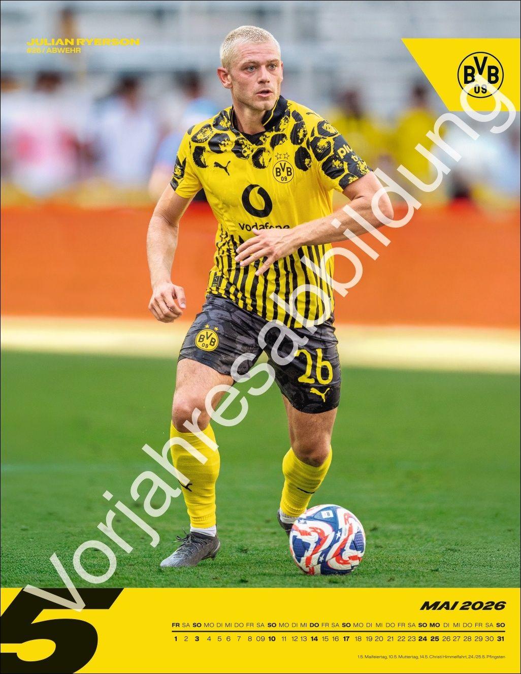 Beispielinhalt (Bild) BVB Posterkalender 2027