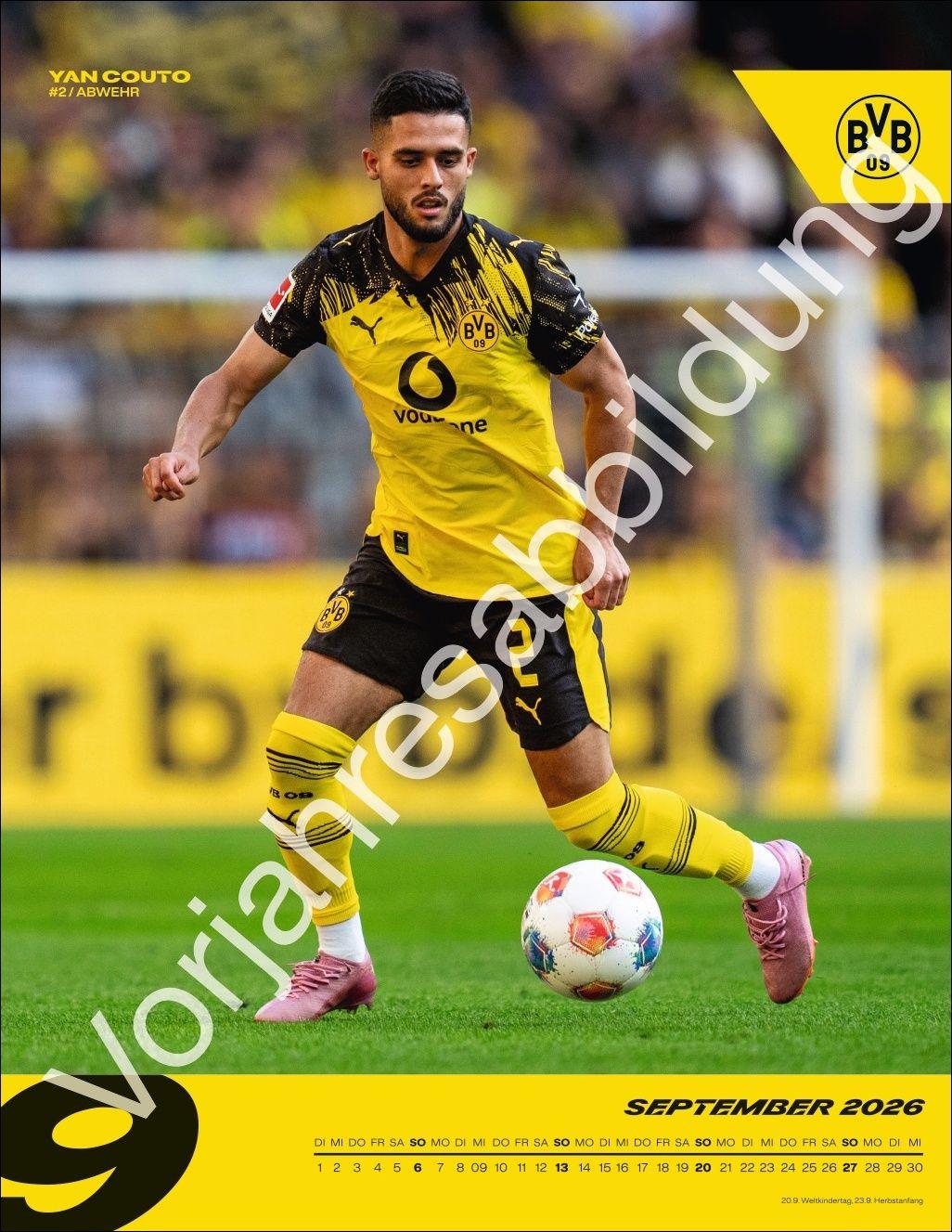 Beispielinhalt (Bild) BVB Posterkalender 2027