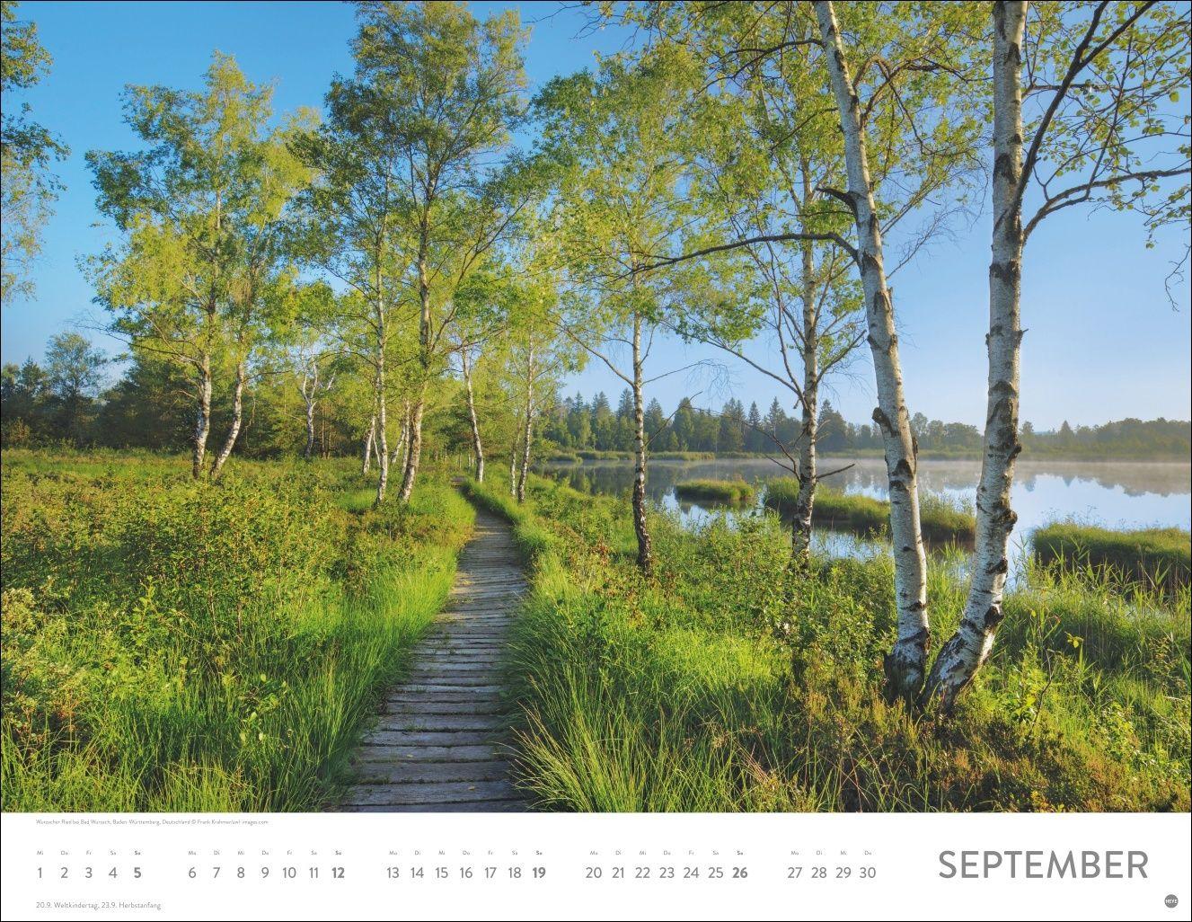 Beispielinhalt (Bild) Auf Traumpfaden Posterkalender 2027