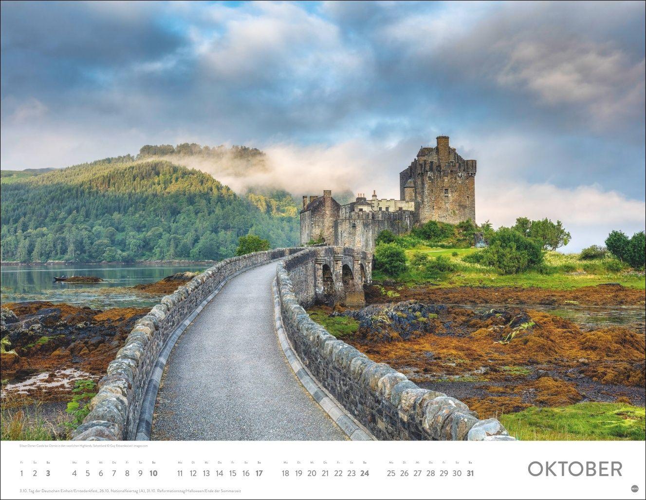 Beispielinhalt (Bild) Auf Traumpfaden Posterkalender 2027