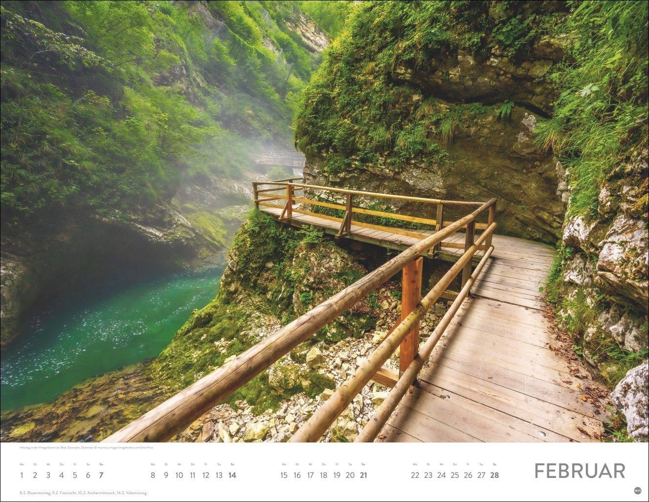 Beispielinhalt (Bild) Auf Traumpfaden Posterkalender 2027