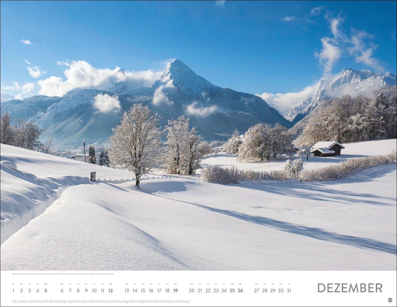 Beispielinhalt (Bild) Auf Traumpfaden Posterkalender 2027