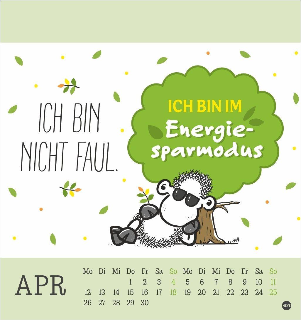 Beispielinhalt (Bild) sheepworld Postkartenkalender 2027